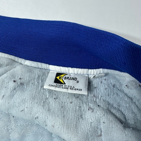 Vtg Producers Bomber Jacket Mens Large Blue Snap Button Jacket - Picture 6 of 10